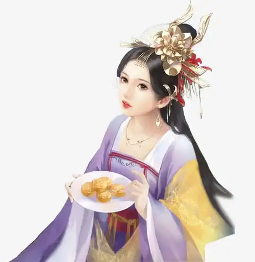 可爱点心贴心皇妃手绘