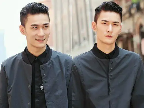 潮男大学生背头发型 学生背头发型图片(2)