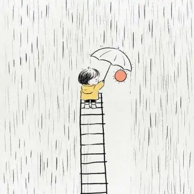 超萌可爱暖心治愈头像插画图片,卡通头像图片