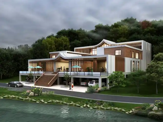 设计风格: 现代中式 建筑高度: 10米 所在地区: 此项目是庄园老