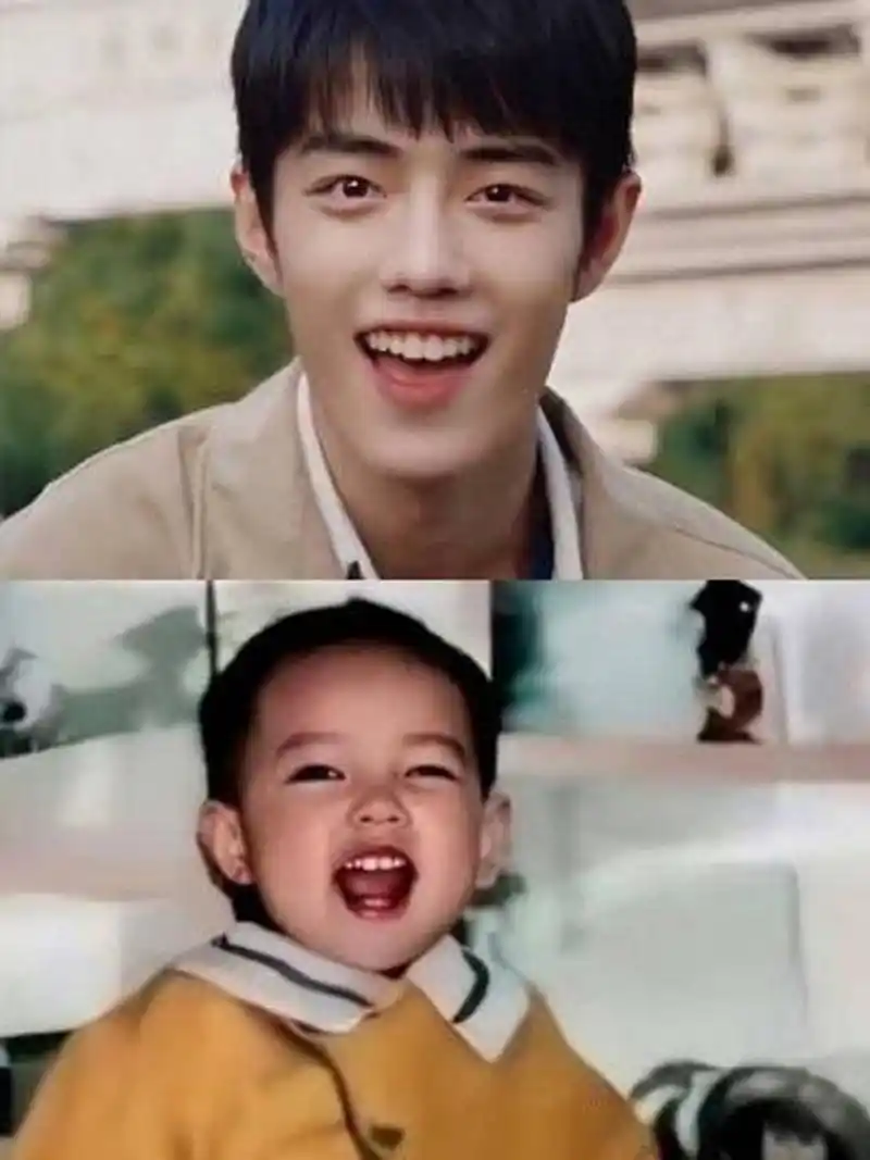 《梦中的那片海》主演集体模仿肖战童年照  这么明显的笑容,怎么有人