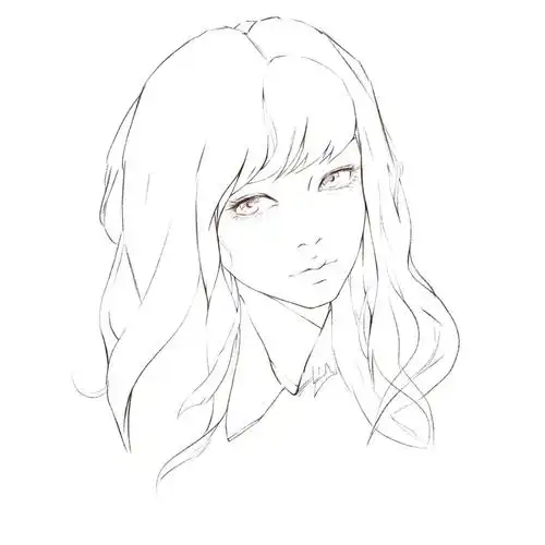 人物头像线稿练习