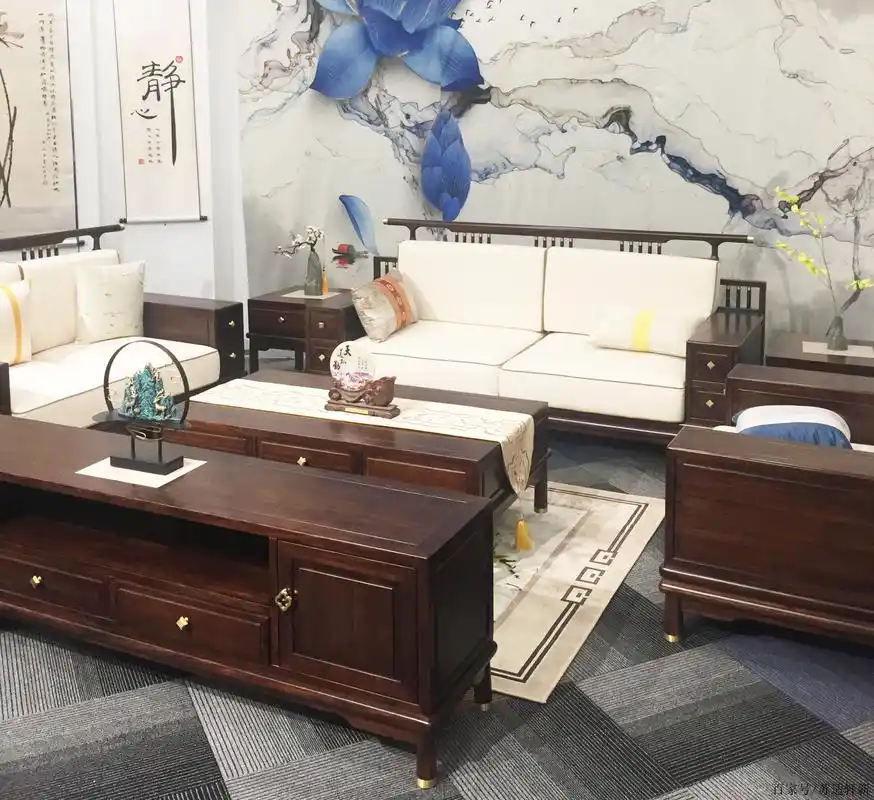 新中式沙发,精致的韵味,便是轻奢家具