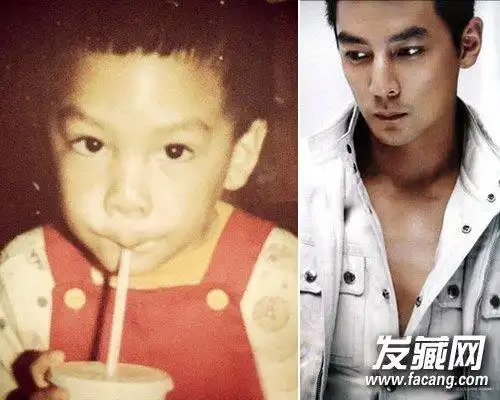 吴彦祖 近日,男神吴彦祖在微博晒出自己的童年照,照片中,身穿背纯裤