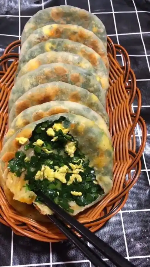 韭菜饼新做法