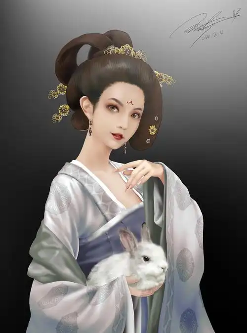 古风少女晋江小说古代古风少女人设封面