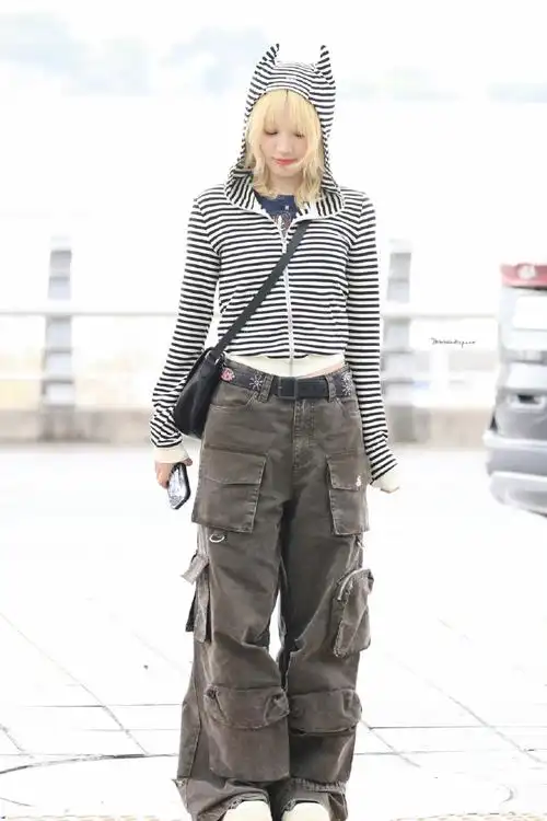 宋雨琦机场小恶魔造型##奔跑吧全员对12的解读