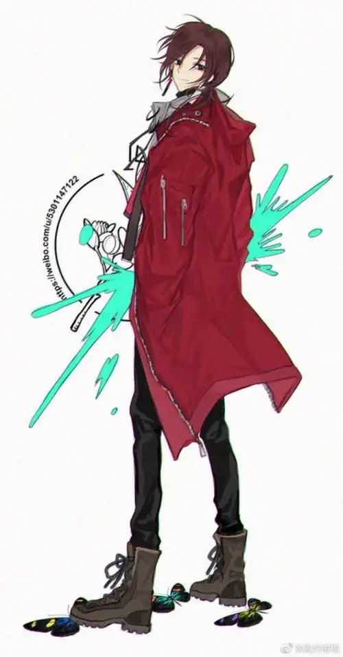 出单:狂一点的风衣动漫男