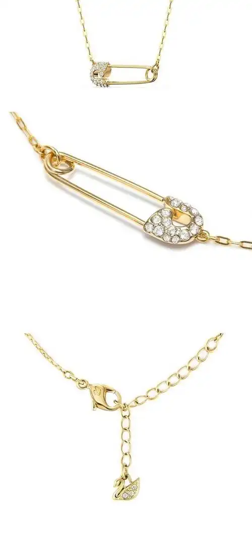 swarovski施华洛世奇曲别针项链回形针项链5512760