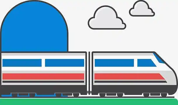 手绘卡通列车素材_手绘卡通列车图片元素-觅元素