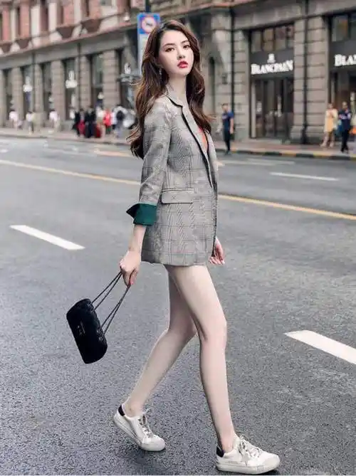 春天又火了一种穿搭:叫"小西装 春鞋",高级洋气显身材|单鞋|高跟鞋|玫