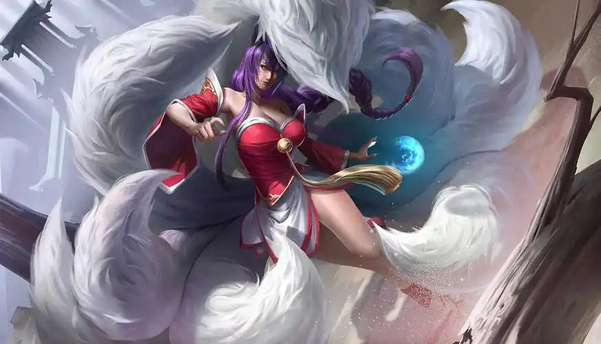 英雄联盟 阿狸 同人图