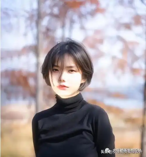 女生中短发发型图片-百科学社