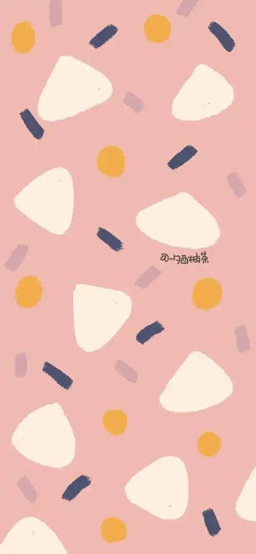 茶可爱壁纸|粉色壁纸|手机壁纸|可爱卡通壁纸|少女心壁纸 |蜜桃色背景