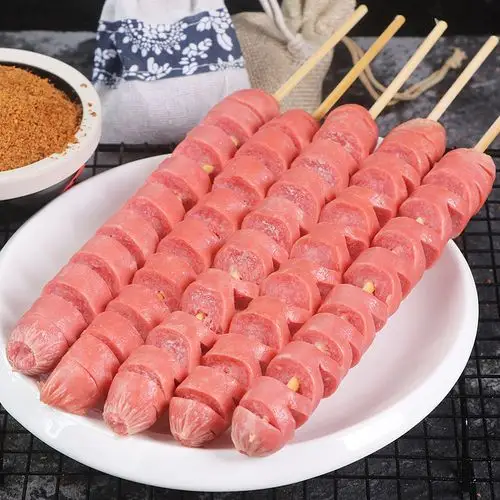 肠串美伏弹力冷冻烧烤食材开花鸡肉拉花半成品其它生肉制品