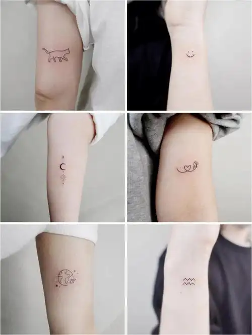 清新简单小纹身