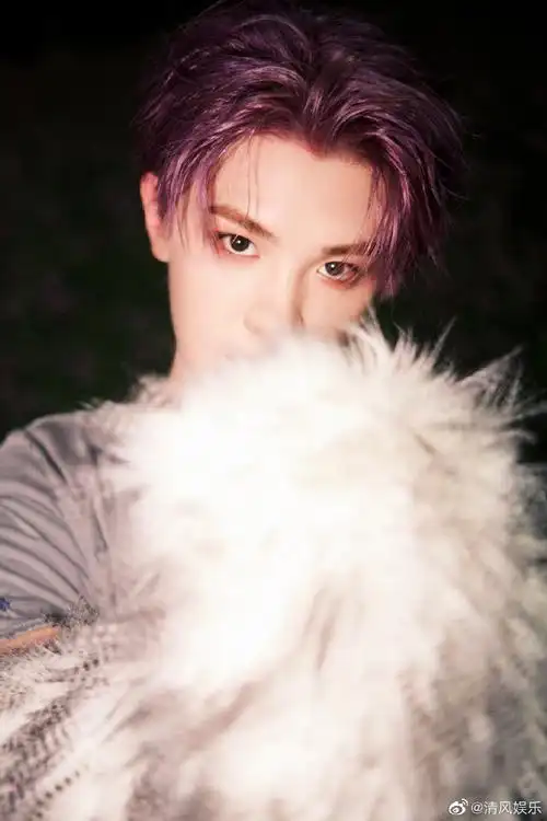 黄明昊花海氛围感大片