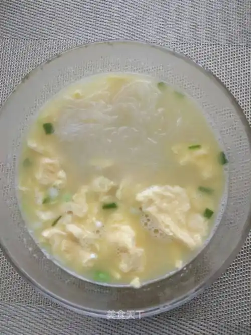 早餐#粉丝鸡蛋汤,红糖糯米藕