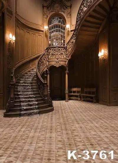 宫廷主题写真拍照婚纱数码背景布新摄影棚拍摄背景纸复古室内欧式