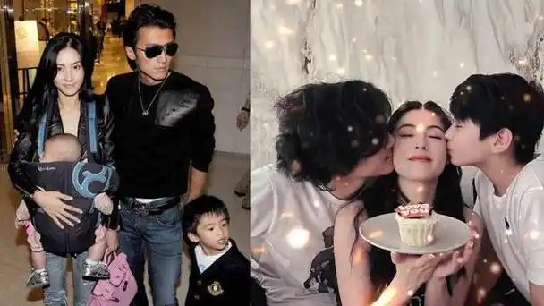 张柏芝晒三胎儿子正面照,直呼:"不得不承认,基因真好"