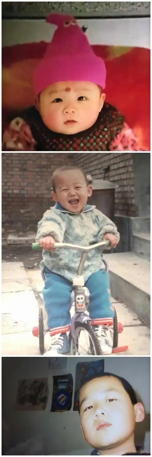 男大十八变!白敬亭童年照首曝光,小时候居然是个大饼脸,逆袭了
