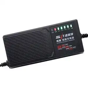 速美特智能电动车电瓶车充电器智能48v20ah通用t型口