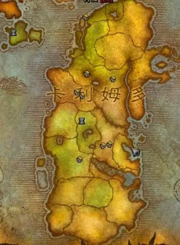 魔兽世界地图 怎么能让卡利姆多的地图能像诺森德这样单个地图的名字