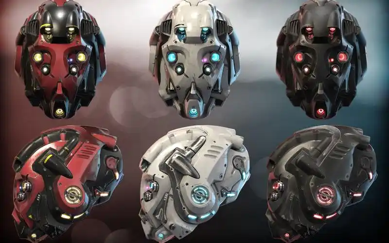 【blender】kent trammell《太空科幻头盔模型制作》(中英双字)_哔哩