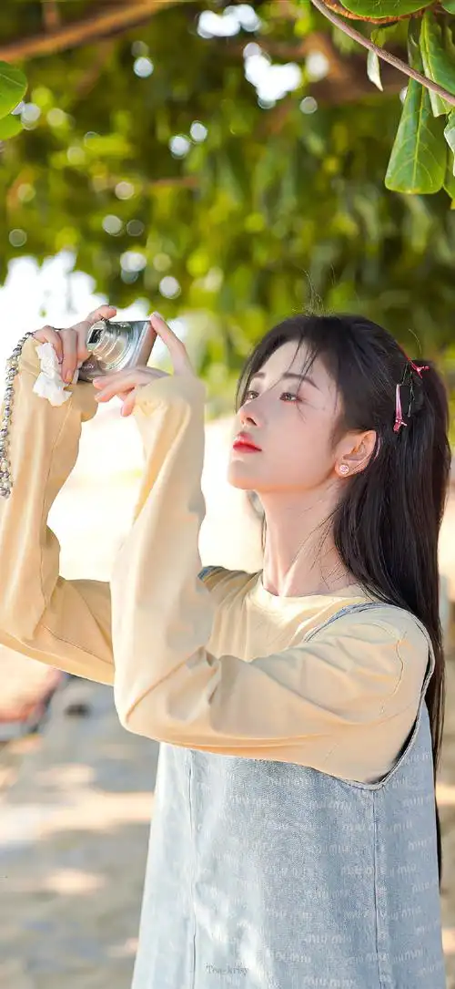 鞠婧祎92    更新壁纸～9915  #鞠婧祎海边plog