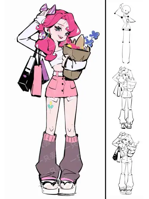 碧琪的速写步骤来啦