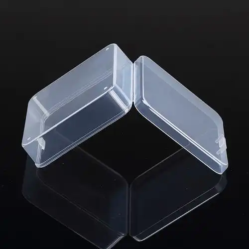 pp塑料盒 正方形物品收纳盒 药品盒零件盒连体盖小产品包装盒定制