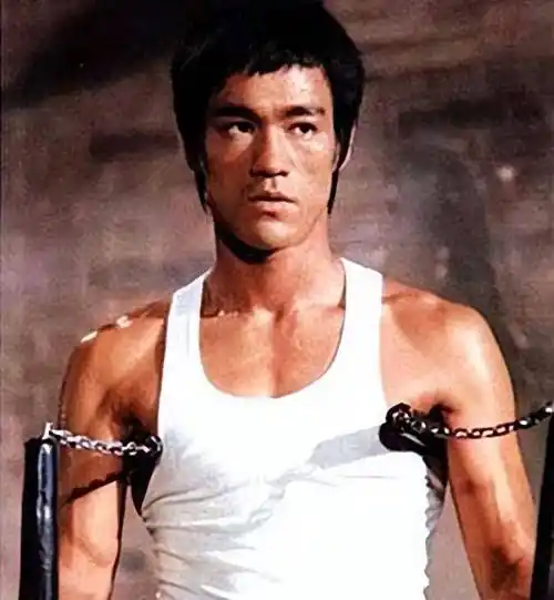 成龙巅峰时期的肌肉维度已经达到了健美的水平,是李小龙肌肉维度的2倍