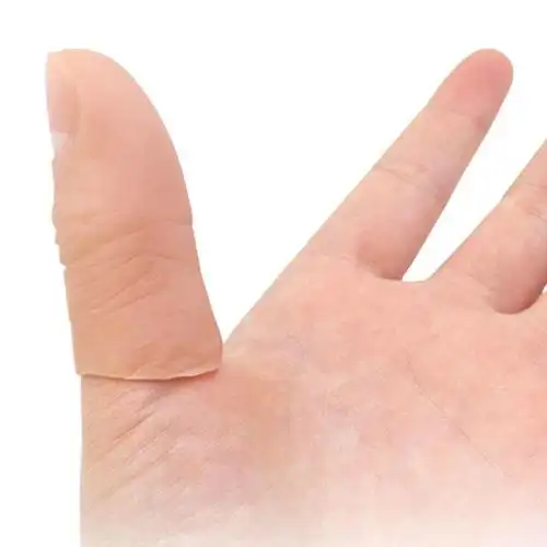 韬量假手指套仿真断手指仿真假手指头拇指套假肢拇指套大号两个装均码