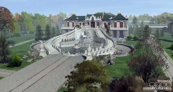 圆明园复原效果图