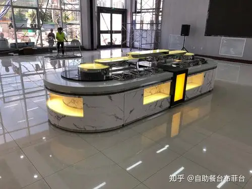 耐用程度更高的机关单位食堂自助餐台定制