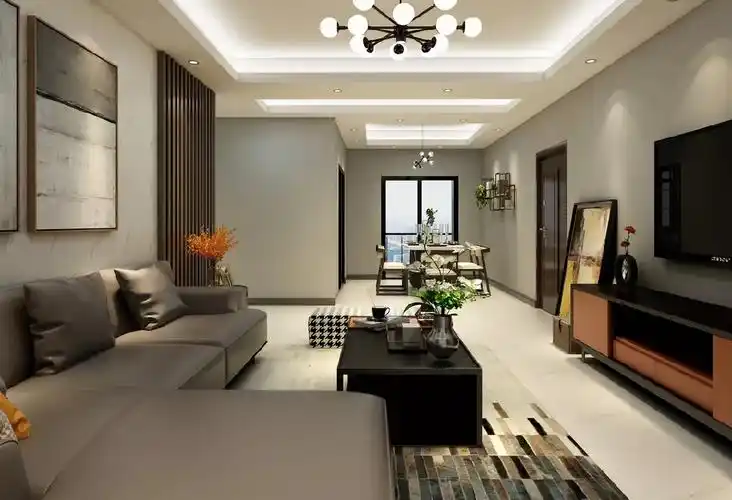 130平三室两厅的现代简约风-土巴兔装修效果图