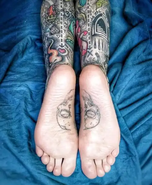 脚底板纹个身犹如踏上风火轮