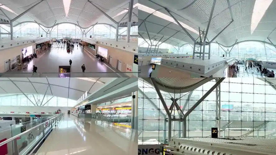 重庆江北机场t2候机大厅4k