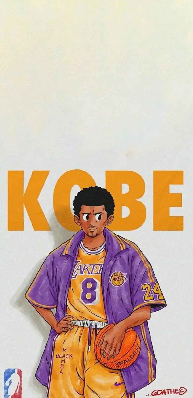 动漫质感#科比 #壁纸 #湖人 - 抖音