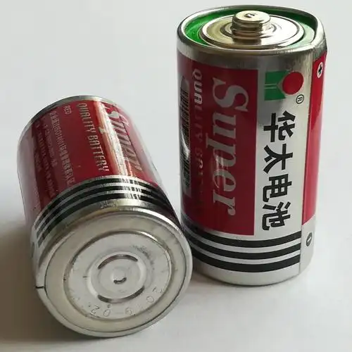 电池华太铁壳1号2粒一号大号铁皮煤天燃气灶普通干电池