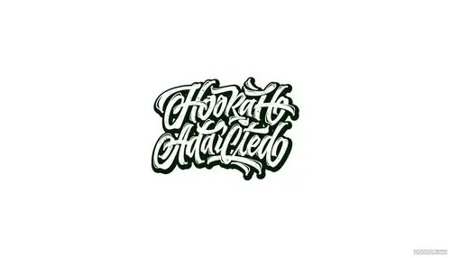 美国deema egorov英文手写书法艺术字 [58p]