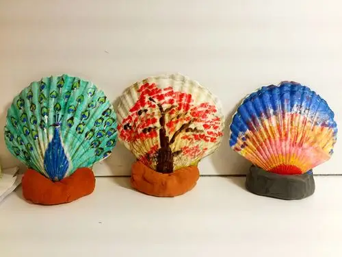 小巧手,扇贝壳变废为宝