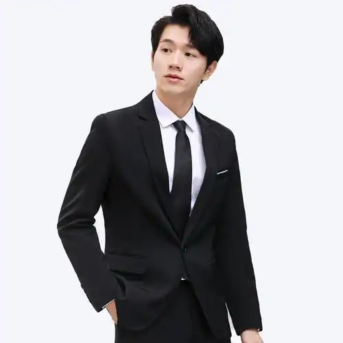 西服套装男休闲商务正装面试修身职业单件上衣外套工作韩版小西装