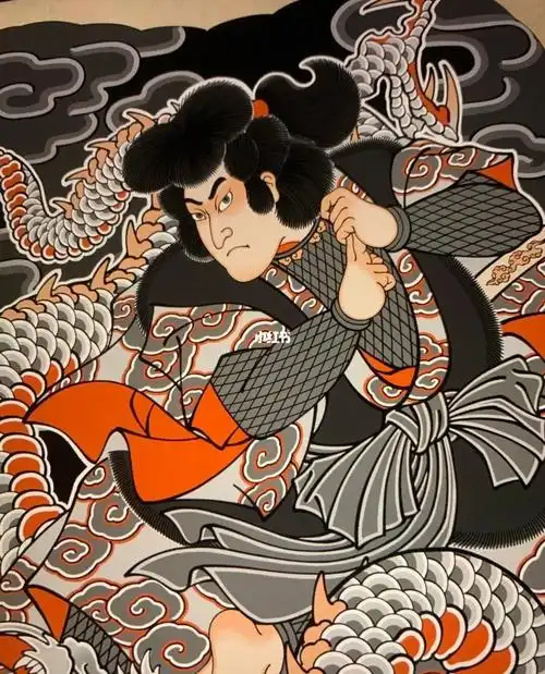 云龙九郎老传统云龙九郎传统纹身