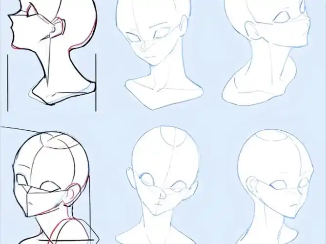 78人像头部结构解析! 93五官与脸部比例教学!