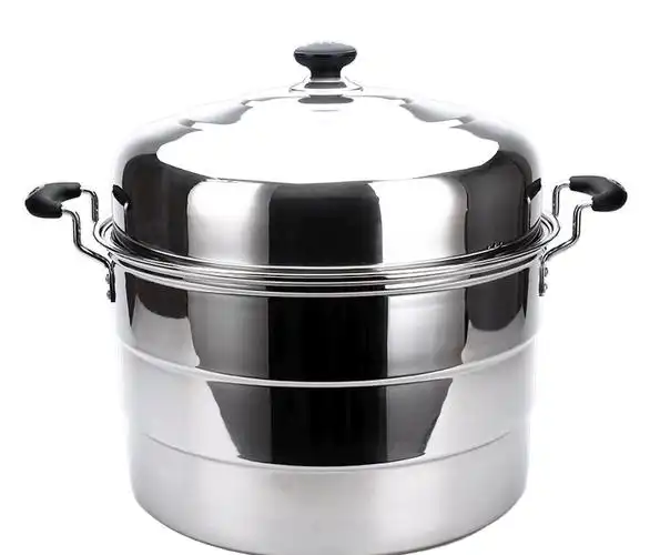 闷罐蒸锅特大号不锈钢蒸锅超大容量多层大锅酒店食堂大口锅特厚三层38