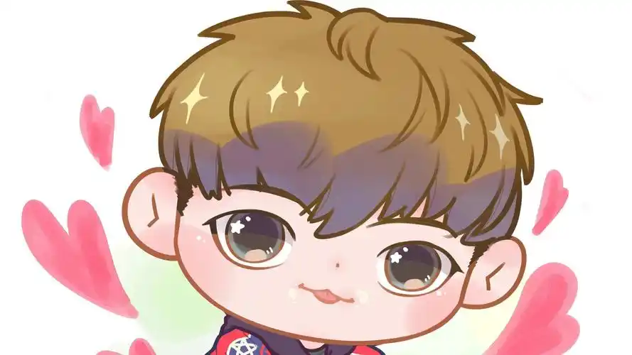 黄子韬微博帅气插画