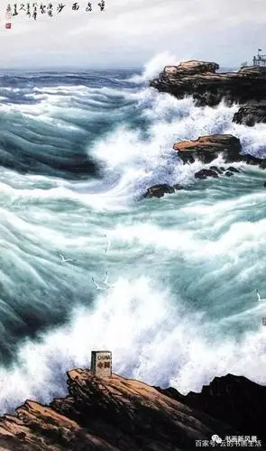 这画让你听到海浪撞击的声音!