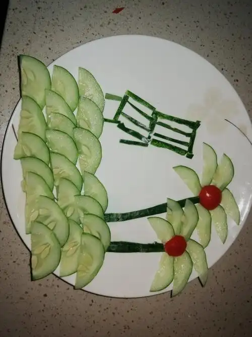 手机用户10676uwv做的黄瓜拼盘