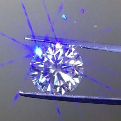 极白高碳钻16 箭16 心比利时切工50克拉钻戒求婚宴会白金色